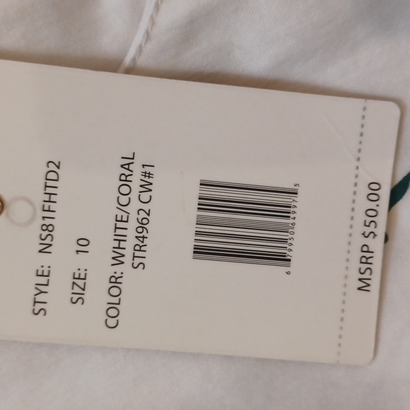 NWT Zac & Rachel White Floral Skort - Picture 3 of 8